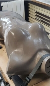 Mould of Zendaya's torso in Robert Mercier's atelier
